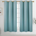 Diraysid Stone Blue Grommet Blackout Curtains by Diraysid%2C+refresh+your+life