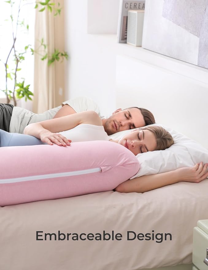 Momcozy J Shaped Pregnancy Pillow, Maternity Body Pillow - Image 9
