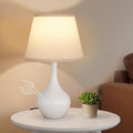 16.1" Touch Table Lamp for Nightstand, 3 Way Dimmable Small Bedroom Lamp | by SeealleLighting