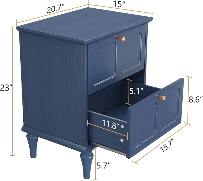 ARTPOWER Nightstands Set of 2 - Image 2
