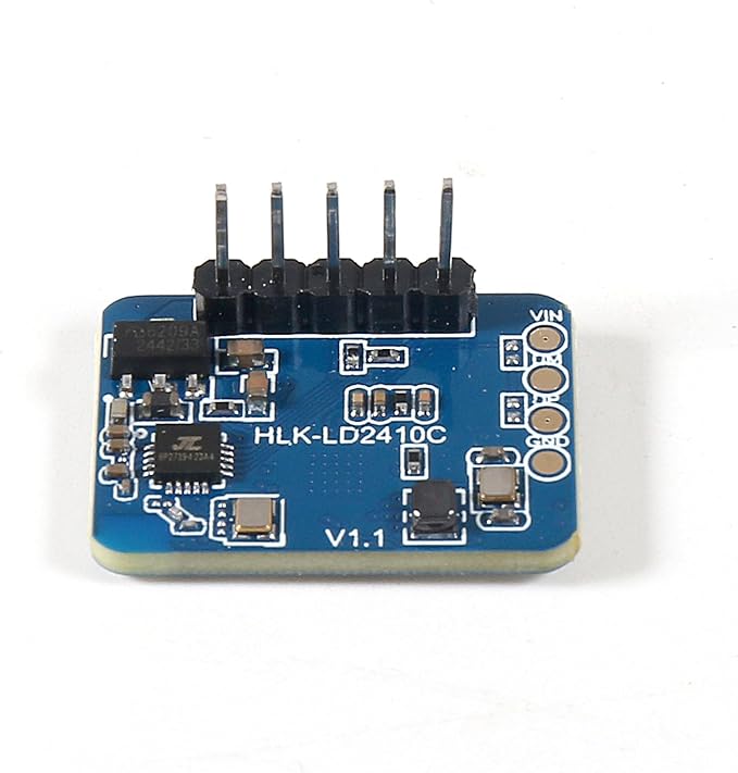 XIITIA 2pcs LD2410C Human Presence Radar Sensor Module HLK-LD2410 Sensor Module LD2410 Millimeter Wave Radar Sensor Module Non Contact 24GHz ISM Band Serial Port IO Level Output