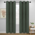 Easy-Going Blackout Curtains for Bedroom, Solid Thermal Insulated Grommet and by Easy-Going