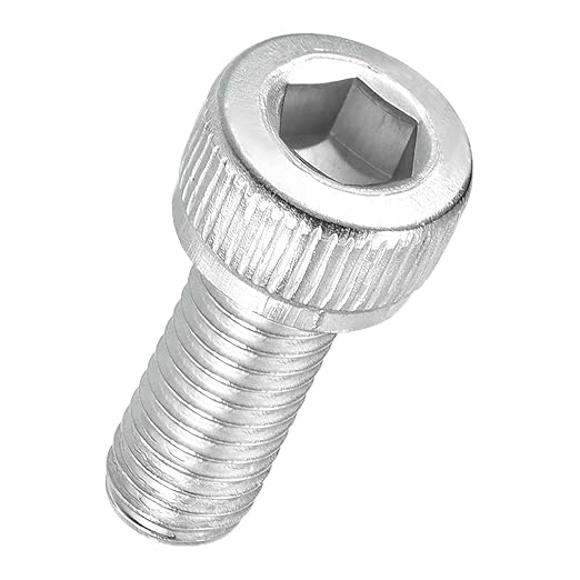 Kozelo 50pcs Socket Head Cap Screws - [M5-0.8 x 12mm] 304 Stainless Steel Allen Socket Drive for Electrical Motor 3D Printing Fan Engine Replacement Use, Silver