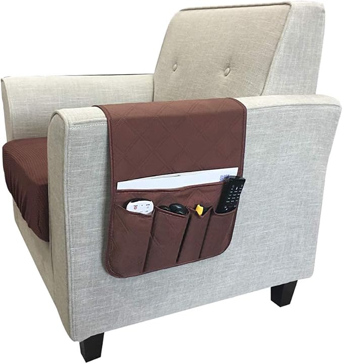 Couch Sofa Armrest Organiser Arm Chair Caddy Bedside Storage Pocket - Image 2
