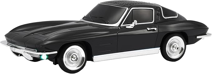 WSTER Retro American Style car Bluetooth Speaker, Portable Wireless Outdoor Speaker, TWS Stereo, Support USB/TF/AUX, Party Bluetooth Speaker with Microphone,Classic car Gifts for Men(Black)