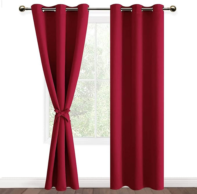 DWCN Blackout Curtains with Tiebacks - Image 8