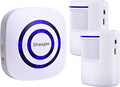 Shaogax Motion Sensor Alarm System, Wireless Home Security Driveway Alarm Indoor, Motion Detector Alert with 2 Sensor and 1 Receiver -38 Chime Tunes