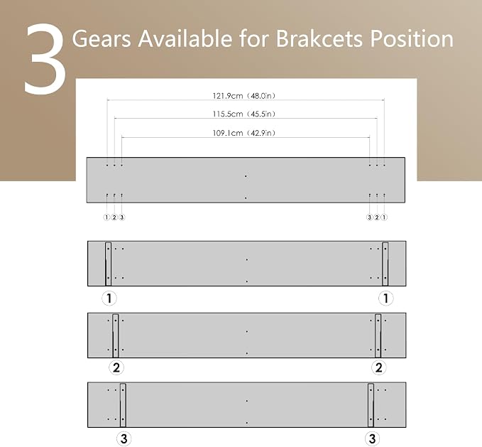 Long Wall Shelves, 55.1Inch Wooden Floating Shelves - Image 9