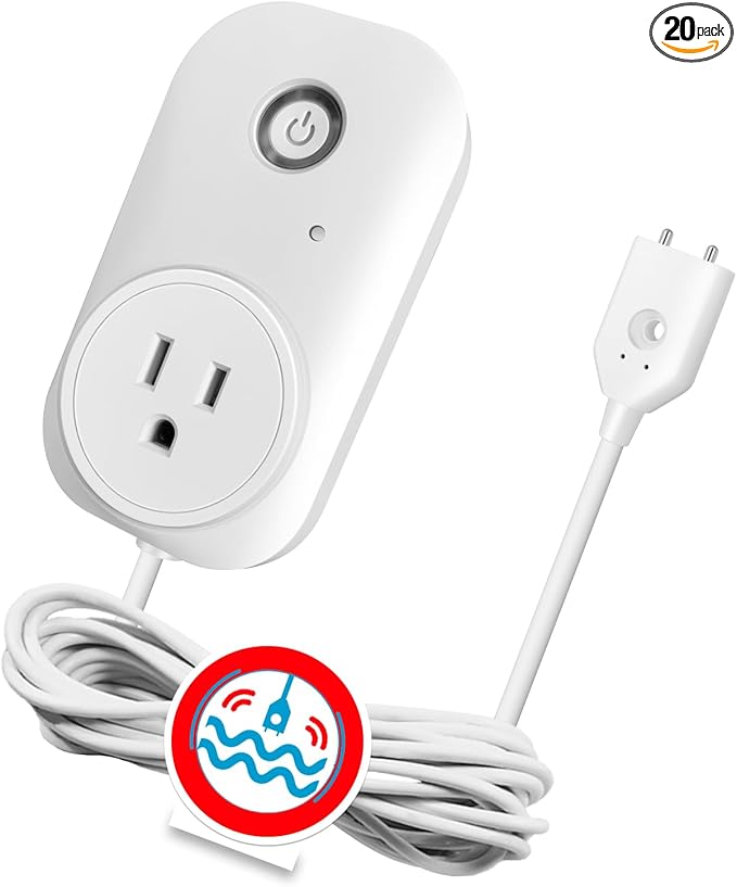 Brezoo Smart Overflow Detection Sensor - Water Overflow Alarm with Real-Time Alerts for Home, Office & Basement Protection
