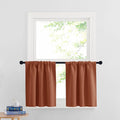 RYB HOME Cafe Blackout Curtains 24 inch Length, RV Camper Window Curtains | by RYBHOME