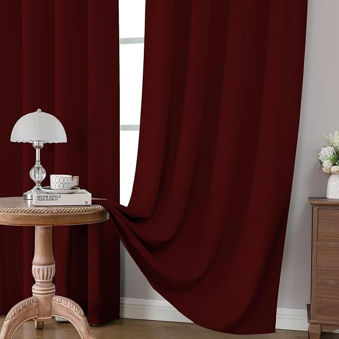 Joydeco Blackout Curtains for Bedroom 96 inch Long 2 Panels, Thermal Insulated - Image 3