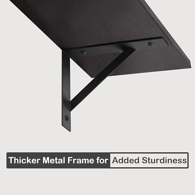 Long Wall Shelves, 47.3Inch Wooden Floating Shelves - Image 4