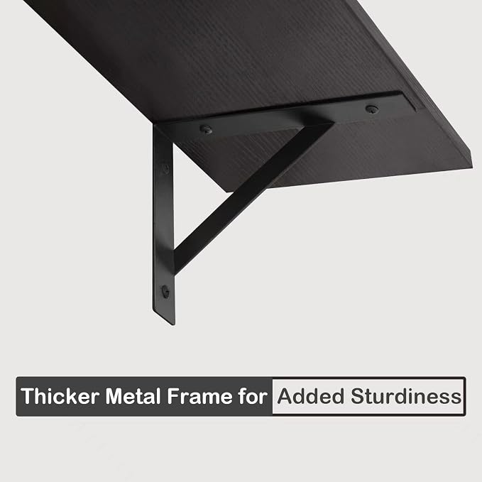 Long Wall Shelves, 39.4 Inch Wall Mounted Shelves - Image 4