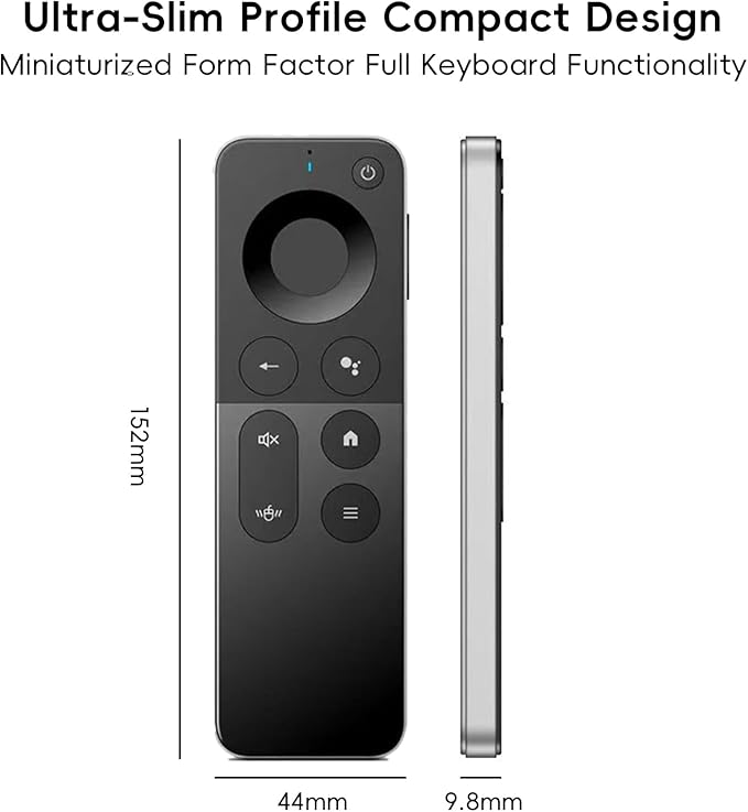 iPazzPort Bluetooth Air Mouse Remote Keyboard, 2.4G Wireless Keyboard Combo Plug & Play Handheld Remote Control for Android TV Box, PC, HTPC, Smart TV, Projector