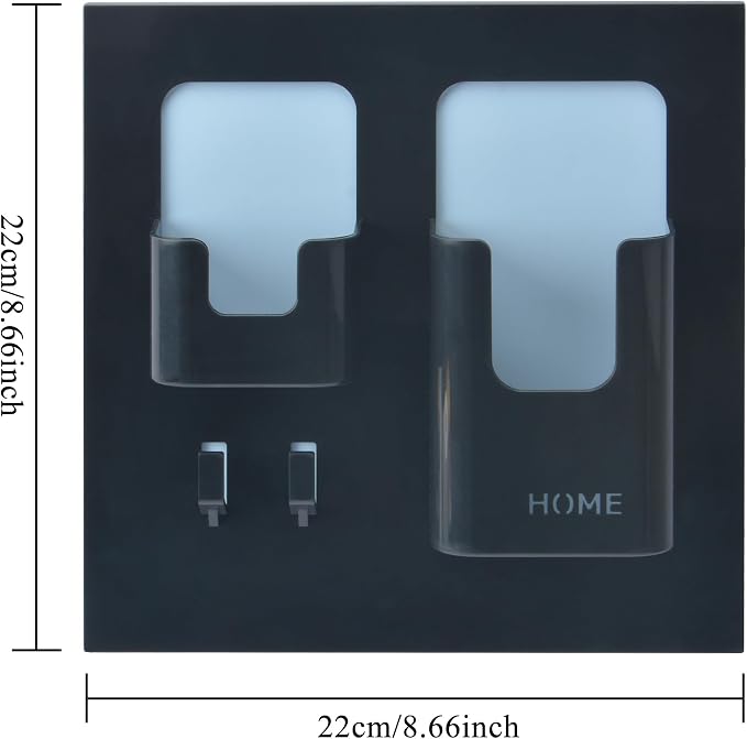 Bedside Shelf with Strong Sticky Gel, Wall Mount Organizer Holder - Image 2