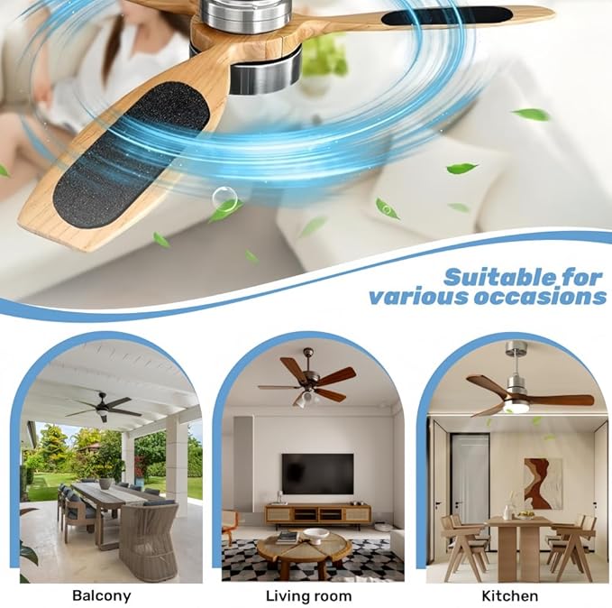 Kuenst Ceiling Fan Filters for Blades，Activated Coconut Carbon Ceiling Fan Filter Accessories Dust Catcher Fits All Ceiling Fans，Black，9.84in*3.93in