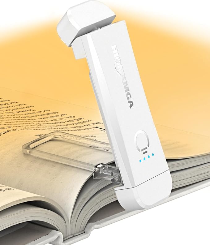 HIONXMGA Book Reading Light, Silent Touch Books Lamp by HIONXMGA