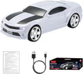 WSTER WS-592 Supercar Design Bluetooth Replica Speaker – Portable Car Model Wireless Speaker with TWS Stereo, FM Radio, LED Party Lights, USB/TF Playback, Hands-Free Calling, Microphone(White)