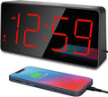 Peakeep Digital Alarm Clock for Bedroom Bedside, Large Display 5 Dimmers | by PEAKEEP