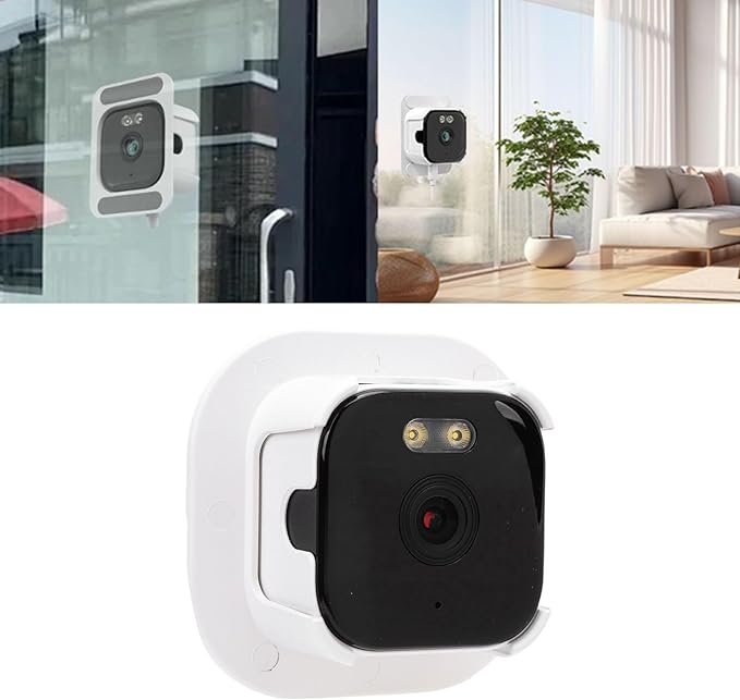Serounder 2K 3MP Window Camera, Indoor Camera with Dual Band WiFi and Bluetooth, Color Night Vision, Motion Detection, Real Time Alerts, 2-Way Audio, Adhesive Installation