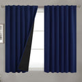 BGment Navy Blue 100% Blackout Curtains 54 Inches Long by BGment