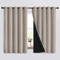 Yakamok Natural Blackout Curtains 63 inches Long by Yakamok