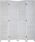 Room Divider Partition 4 Panel Privacy Screen Folding Screen Wood Frame Screen by FDW