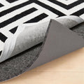 GORILLA GRIP Felt and Natural Rubber Stay in Place Slip Resistant Rug Pad, 1/8in Thick, 5x8 FT Protective Padding Under Area Rugs, Cushioned Gripper Pads, Carpet Runners, Hardwood Floors Protection