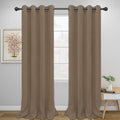 Easy-Going Thermal Grommet Blackout Curtains, 2 Panels 52x108 in, Camel | by Easy-Going