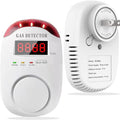 COLORWELL Gas Alarm，Propane detectors for Home，Gas Alarm Detector for Home，Plug-in & Wall-Mounted LED Sound/Light Alarm for Home & RV - Detects LNG/LPG/Combustible Gas, Deaf-Friendly