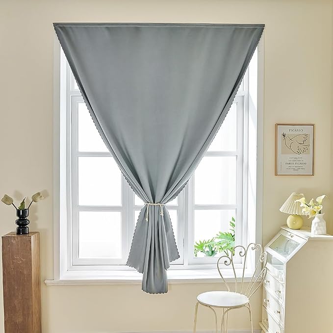JILRON Magic Tape Stick on Portable Curtains - Image 2