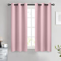 COSVIYA Grommet Room Darkening Pink Curtains 54 inch Length by COSVIYA