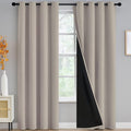 Yakamok Natural Blackout Curtains 96 inches Long by Yakamok