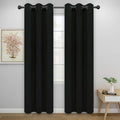 Easy-Going Blackout Curtains for Bedroom, Solid Thermal Insulated Grommet and by Easy-Going