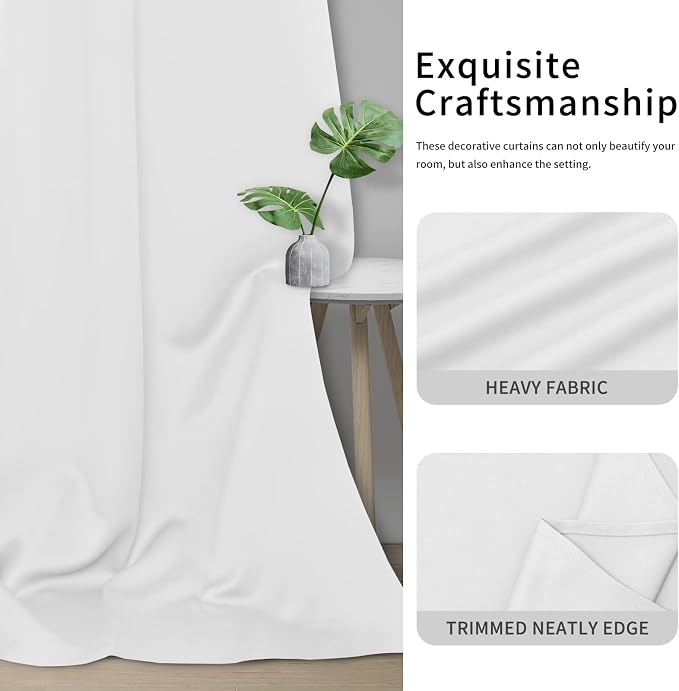 Easy-Going Thermal Grommet Curtains, 1 Panels 100x96 in, Noise Reduction - Image 5