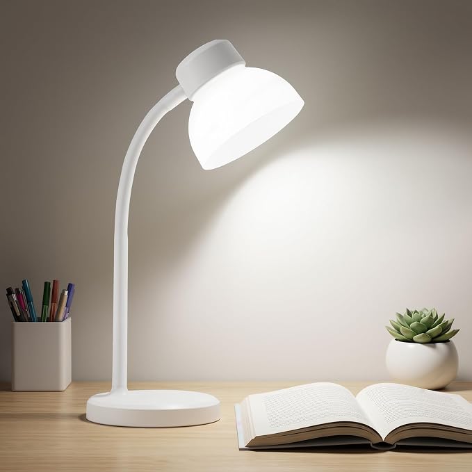 Desk Lamps for Home Office, Small LED Reading Lamp, 5000K Eye-Care Desk Light | by WelcomeGyroVu