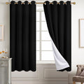 Diraysid 100% Blackout Curtains Black Linen Curtains by Diraysid%2C+refresh+your+life