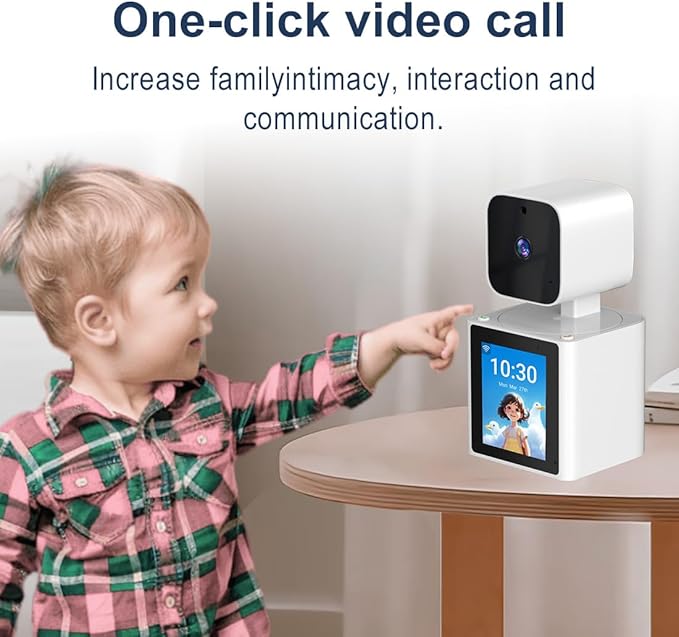 CIAJIE Home Security Camera Indoor,Pet Camera,1080P Dog Camera with Two Way Video,Monitor for Elderly/Baby/Nanny/Pet/Dog with app,Pan/Tilt WiFi Cameras,Night Vision,CS10