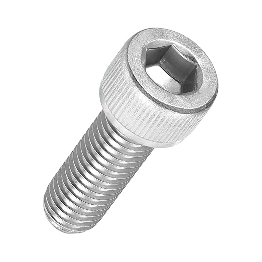 Kozelo 20pcs Socket Head Cap Screws - [M10-1.5 x 30mm] 304 Stainless Steel Allen Socket Drive for Electrical Motor 3D Printing Fan Engine Replacement Use, Silver