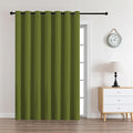 CUCRAF Custom Green Blackout Curtains 1 Panel Set, Thermal Insulated Grommet by CUCRAF