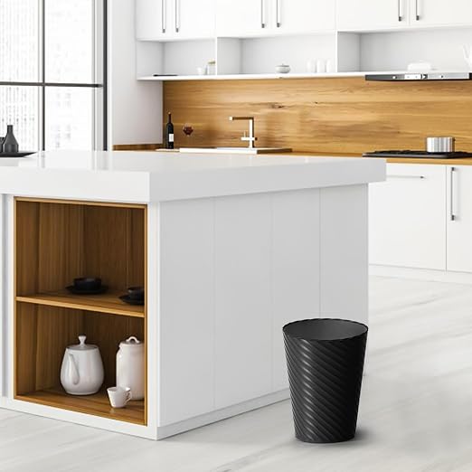 Lysam Bathroom Trash Can 3 Pack, 1.8 Gallon Small Trash Can - Image 8