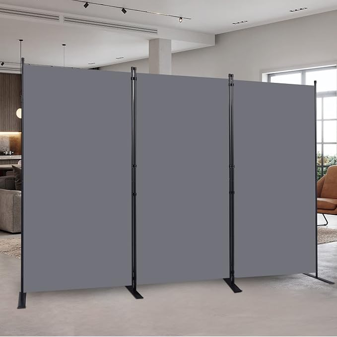 Room Divider 3 Panel-102''Wide, 6FT Room Dividers and Folding Privacy Screen | by HOMSCREENER
