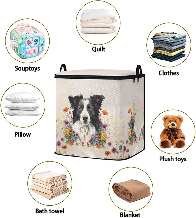 2pcs blanket storage bag for under bed, closet organizers 95L | clothing - Image 2