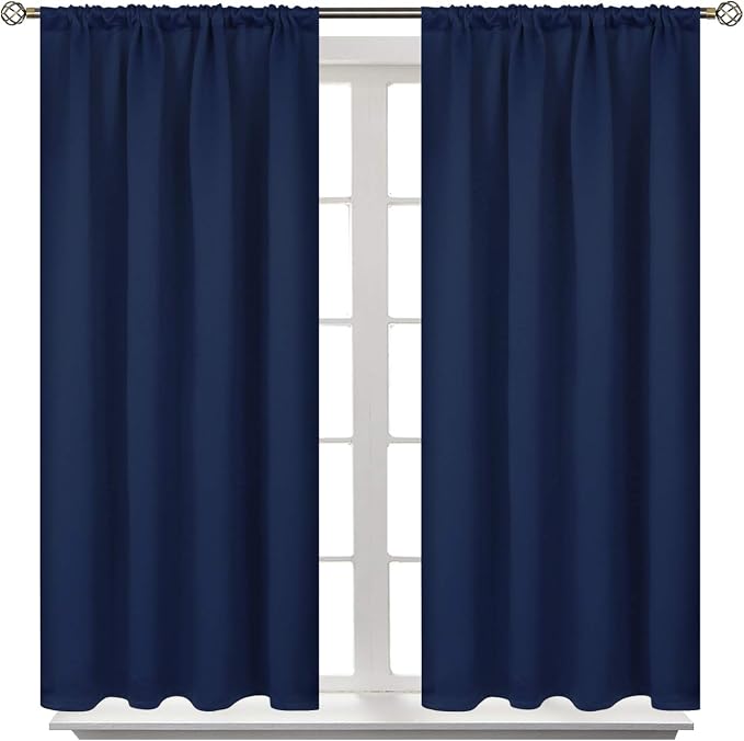 BGment Blackout Curtains for Bedroom 48 Inch Length by BGment