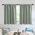 RYB HOME Short Blackout Privacy Curtains 30 inch Long by RYBHOME