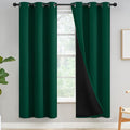 Yakamok Emerald Green Blackout Curtains 72 inches by Yakamok