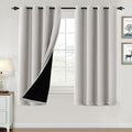 H.VERSAILTEX Oatmeal Blackout Curtains by HVERSAILTEX