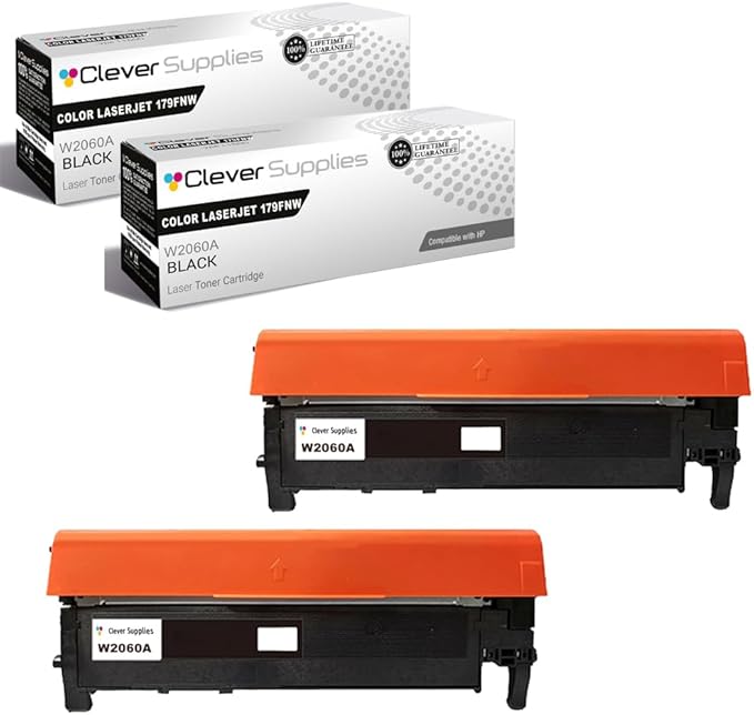 CS Replacement Compatible with HP 179FNW Toner Cartridge W2060A to use with 150A150NW 178NW 178NWG (Black, 2-Pack)