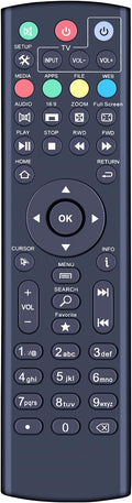 Replacement Remote Control for STREAMASTER, NCTV, Station, ST1, STREAMSTATION Box Models, for STREAMSMART, ST1, S4, S5, PRO, ETC...