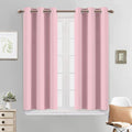 Yakamok Blackout Curtains 38x45 inch Pink Thermal Drapes-Bedroom | 2 panels by Yakamok